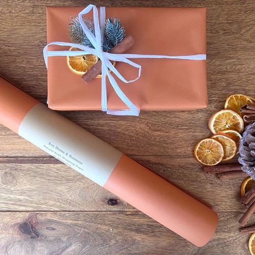 Kraft autumn wrapping paper - kraft,