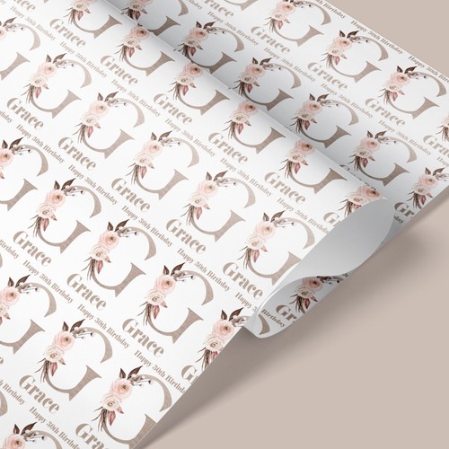 Personalised linen effect - linen,