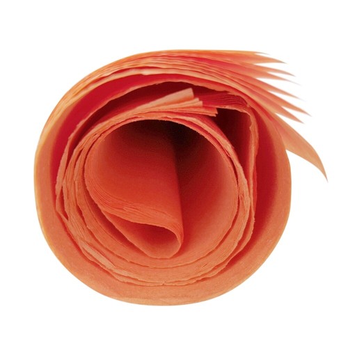 Orange tissue paper - orange,