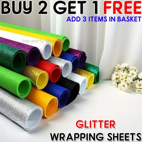 Wrapping paper glitter gift - paper,