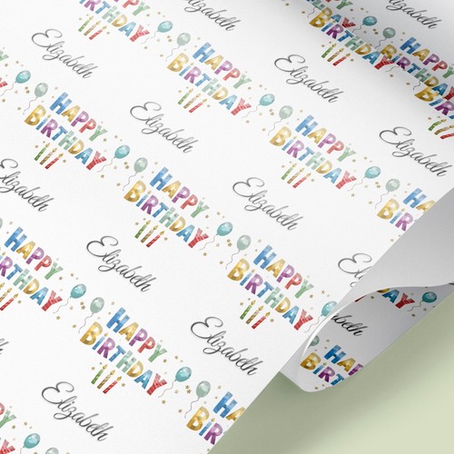Wrapping paper birthday - wrapping,