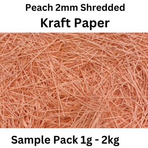 Peach coloured shredded - peach,