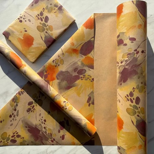 Wrapping paper autumn colours - wrapping,