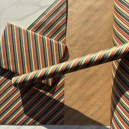 Wrapping paper pinstripe lined - paper,