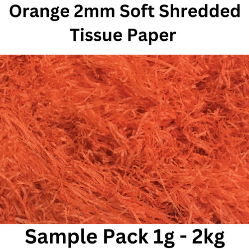 Shredded tissue orange - ,