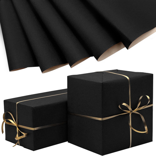 5pcs black wrapping paper - wrapping, *