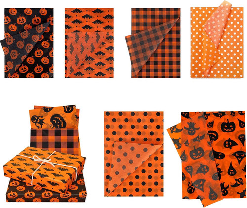 Sheet halloween wrapping - 36-sheet,