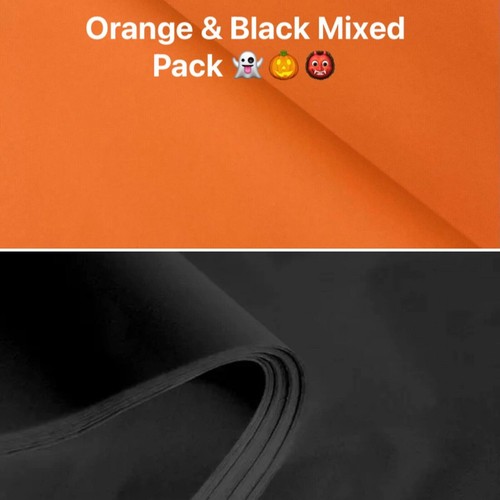 Halloween coloured tissue - coloured,