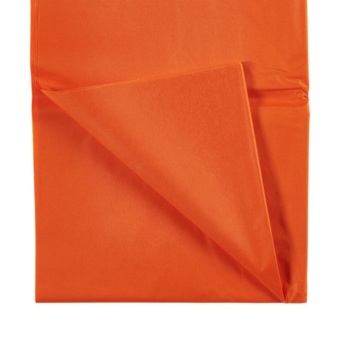 Sheets orange tissue - sheets, paper