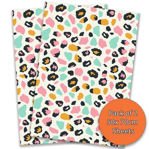 Pastel animal print wrapping - animal,