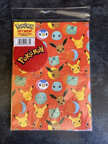 Pokemon gift wrap wrapping - pokemon,