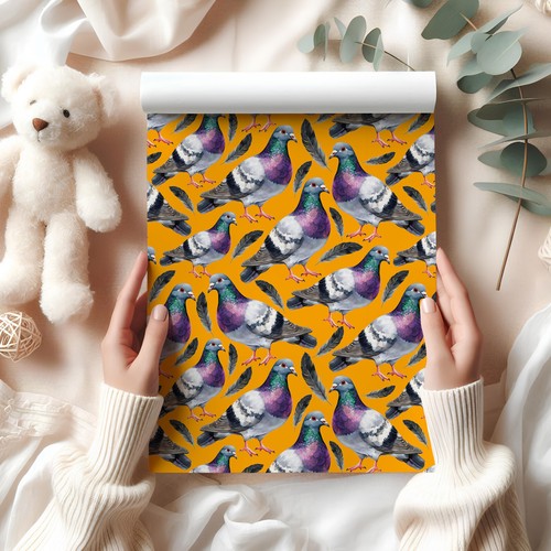 Pigeon gift wrap - gift, –